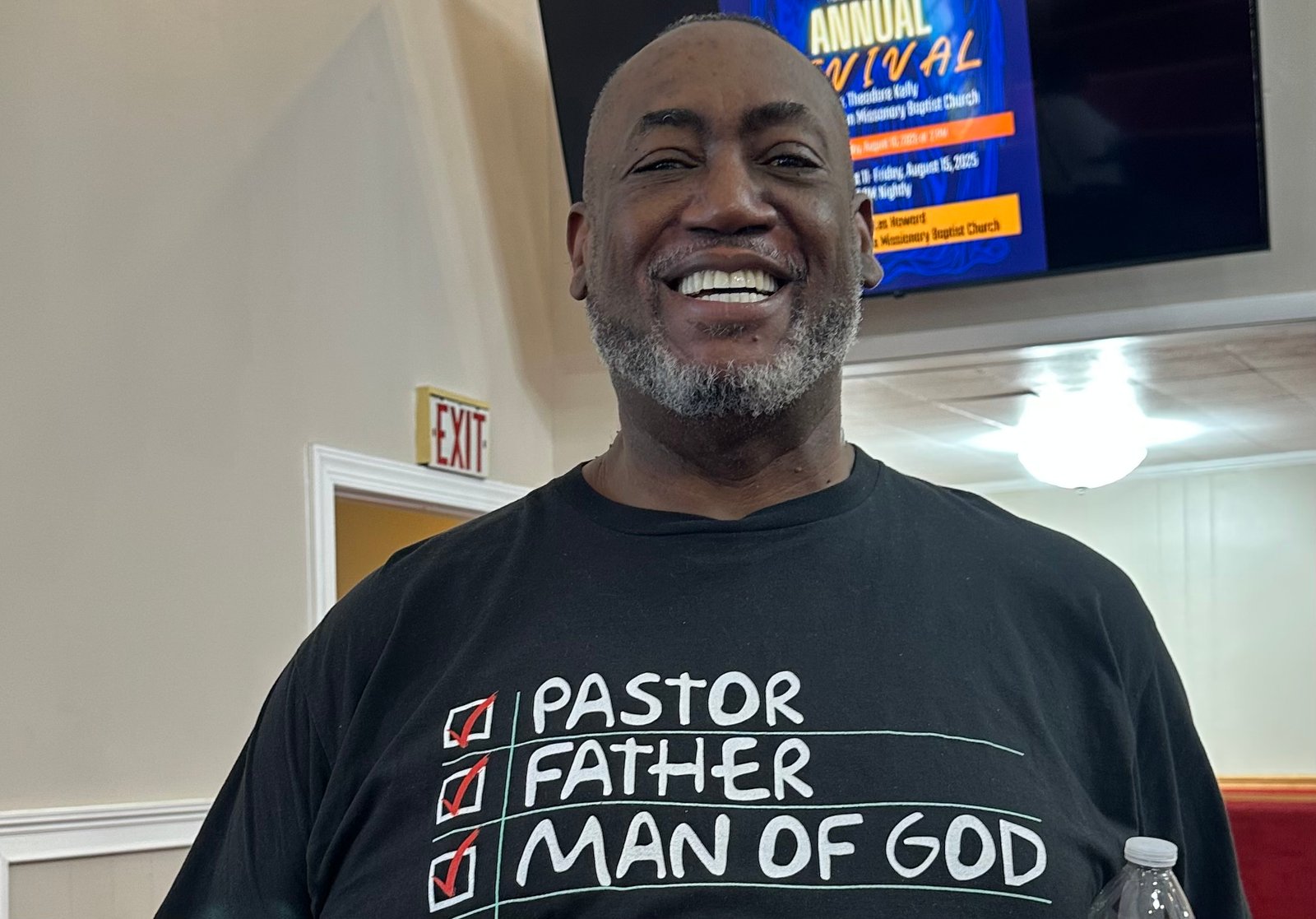 Rev. Simon McClain, pastor of New Bethel Independent Church